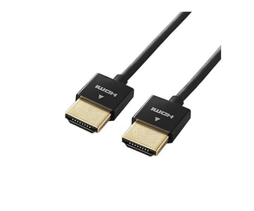 HDMI 케이블 이더넷 대응 슈퍼 슬림 0.7m 블랙 DH-HD14SS07BK 1팩