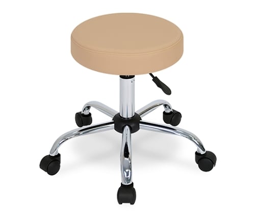 시스툴 좌면 직경 35×좌고 44~55㎝ 아이보리 TB-560 1개