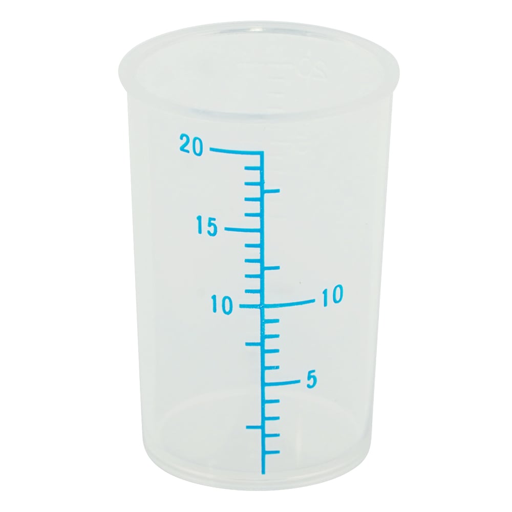 薬杯2号(20cc)青目盛 100個 820700 1パック(100個入)