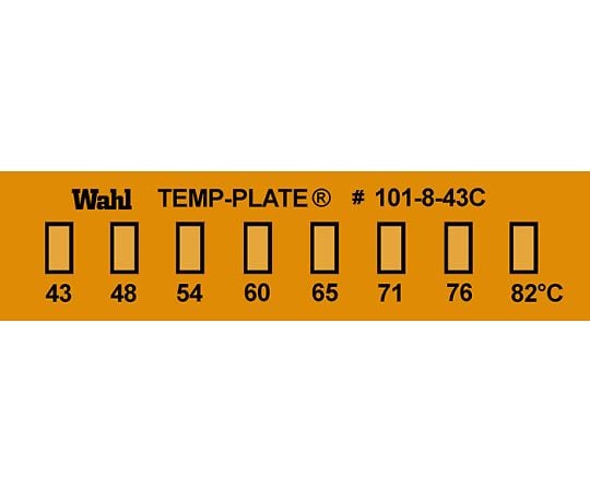 Vacuum temp plate (irreversible) 8-point display 1 case (10 pieces) 101-8V-043 1 case (10 pieces)