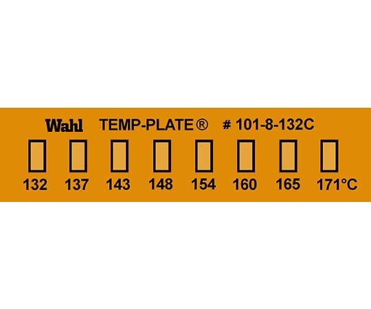 Vacuum temp plate (irreversible) 8-point display 1 case (10 pieces) 101-8V-132 1 case (10 pieces)