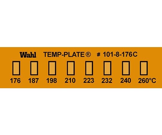 Vacuum temp plate (irreversible) 8-point display 1 case (10 pieces) 101-8V-176 1 case (10 pieces)