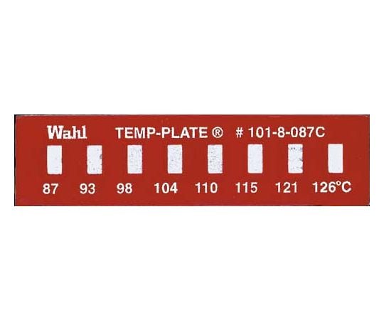 Temp Plate 38mm x 10mm 8-point display 10 pieces 101-8-087 1 case (10 pieces)
