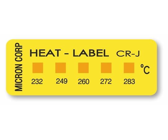 Heat label (irreversible) 43mm x 16mm 5-item display 1 case (10 sheets) CR-J 1 case (10 sheets)