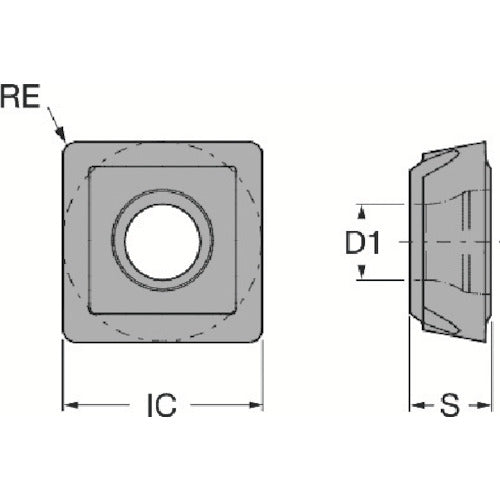 サンドビック 穴あけ加工用チップ スーパーUドリル(365) 4324 880-03 03 W06H-P-LM 10 個