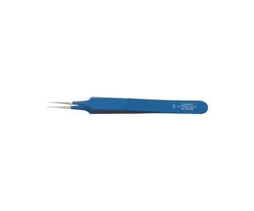 Tweezers No. 5 Blue Inox 0302-5-CO 1 piece