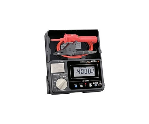 絶縁抵抗計 1000V/4000MΩ 5レンジ (スイッチ付きリード付属) IR4051-11 1個