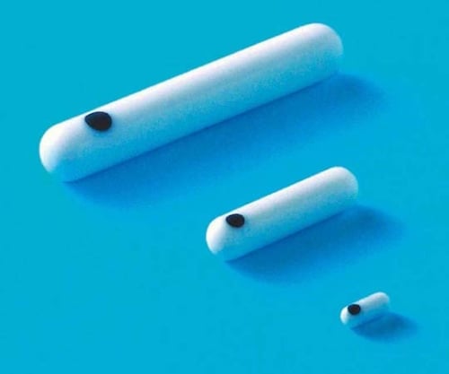 Strong magnetic stirring bar cylinder type FMH-1140 40*8 F-4098-006 1 piece