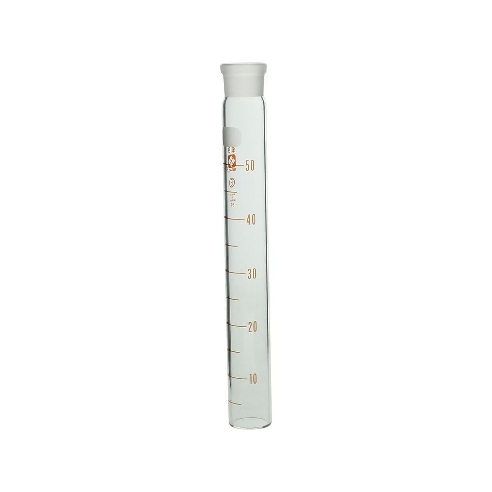 Common sliding stopper colorimetric tube with flat stopper 50mL 10 pieces 008480-51A 10 pieces