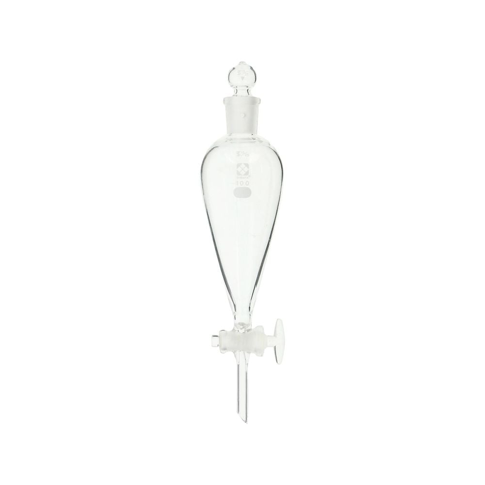 분액 로트 스키브형 유리코크 부착 100mL 014230-100 1개