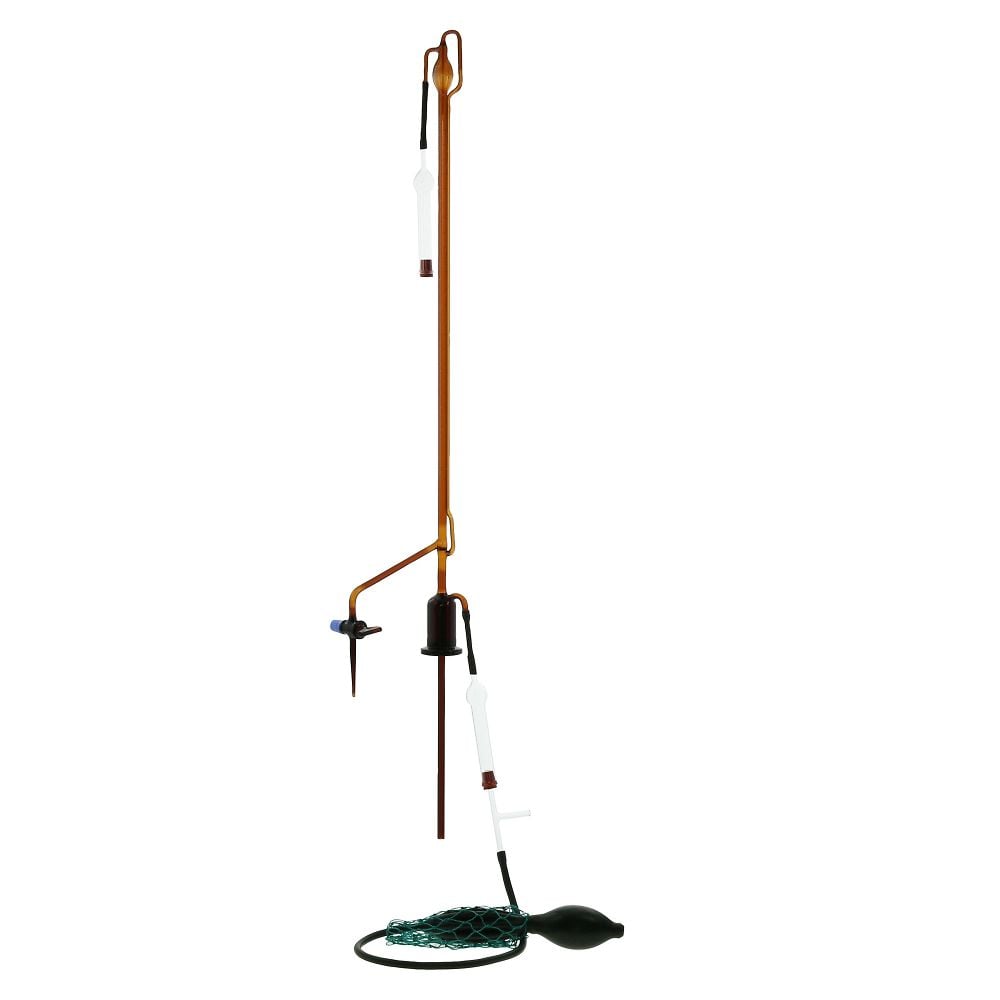 Automatic burette, super grade, dark brown, with glass cock, body only, 25mL, 022230-251, 1 piece