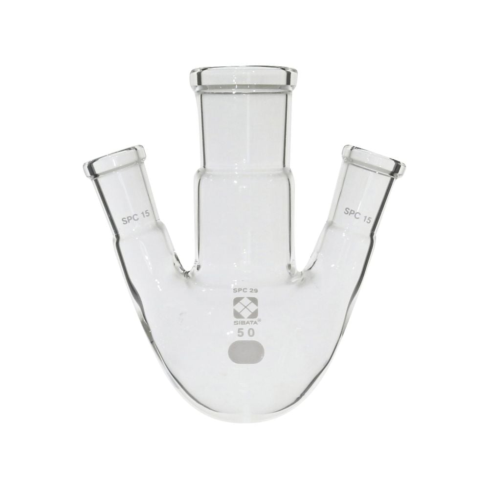 SPC Three-neck Round Bottom Flask 50mL 030170-1550 1pc