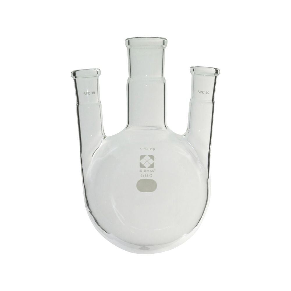 SPC三口丸底フラスコ 500mL 030170-19500 1個