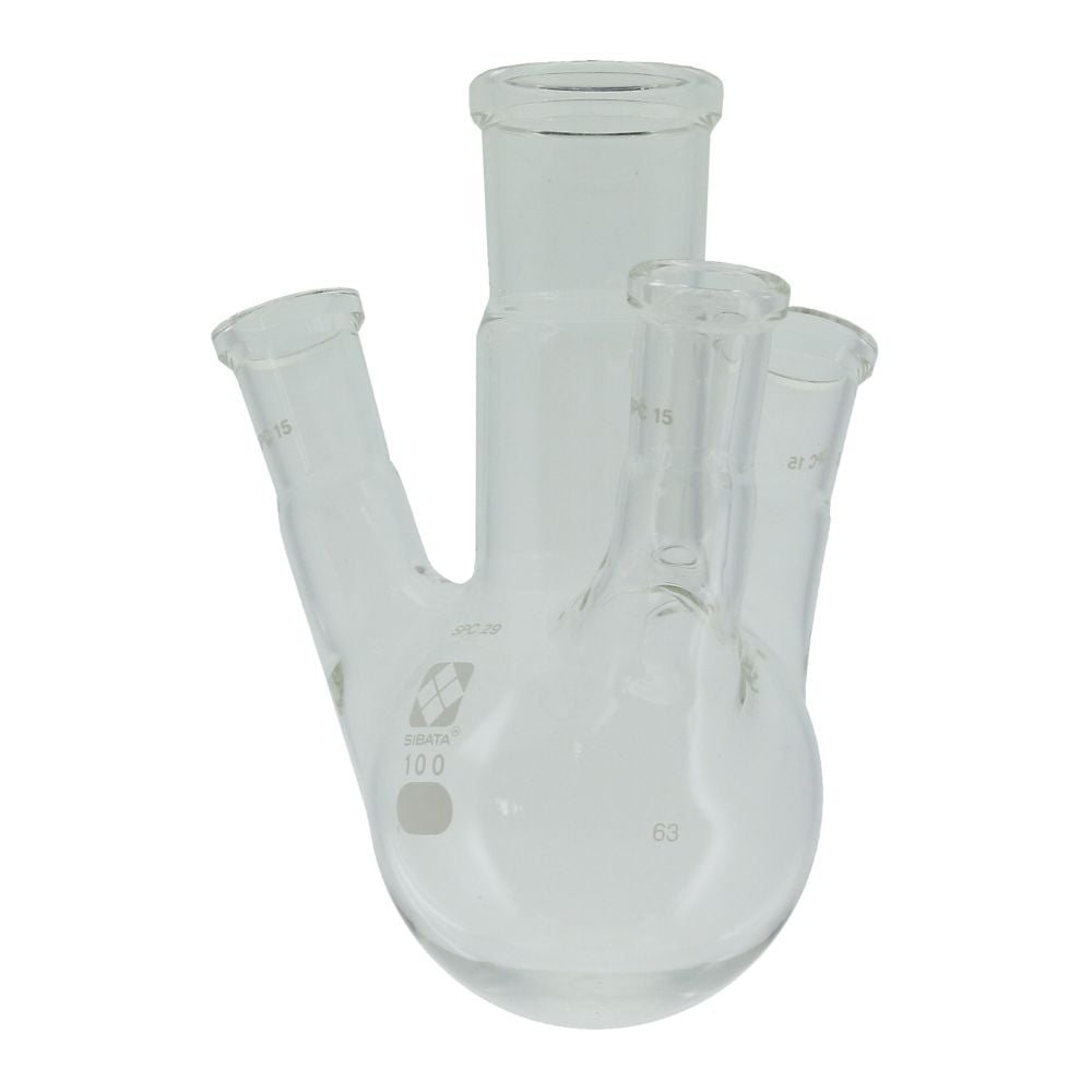 SPC 사구 둥근 바닥 플라스크 100mL 030180-15100 1개