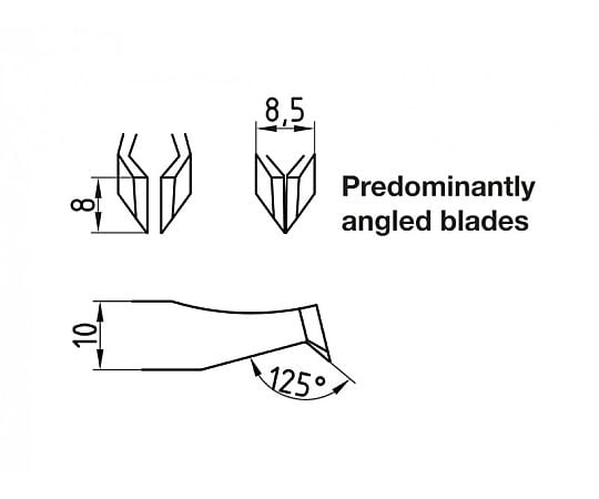Ultra-precision cutting tweezers ID-15AFW.C 1 piece
