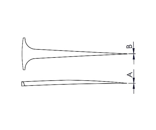 ESD safe tweezers ID-5SADR 1 piece