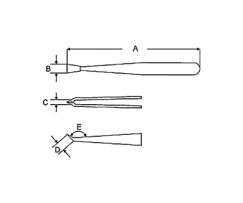 플라스틱 족집게 ID-702ACF 1개