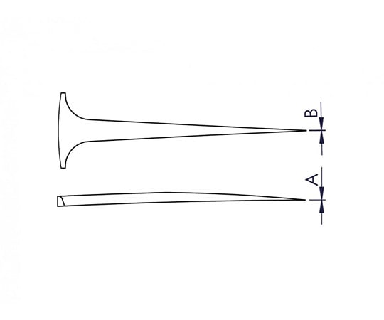 탄소 섬유 핀셋 ID-5CCF 1개