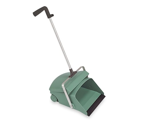 Large dustpan, 1 handle, green, DP-462-100-1, 1 piece