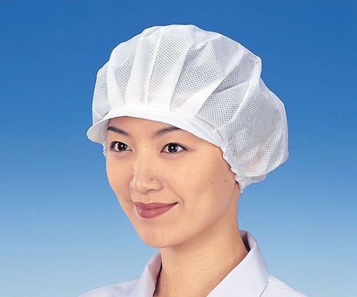 Den-den hats, 200 pieces, round with brim, white, CA-106, 1 case (50 pieces x 4 boxes)