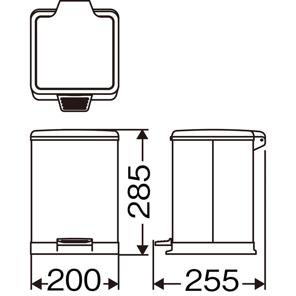 Sanitary box ST-K6 DP-23L-SB 1 piece