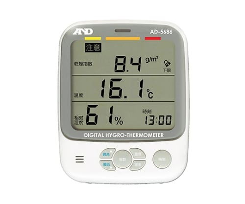 熱中症指数計/熱中症指数モニター (絶対湿度/WBGT) AD-5686 1個