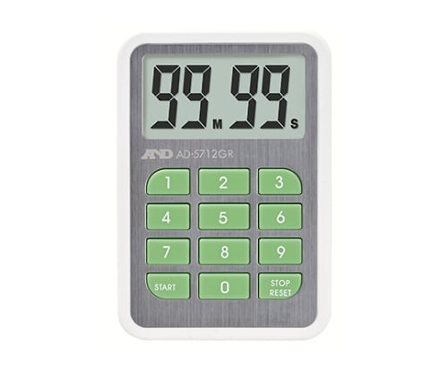 Card-shaped 100-minute timer, green, AD-5712GR, 1 unit