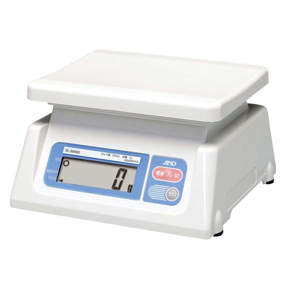 Digital scale, double-sided display, SL-D series, capacity: 2000g, minimum display: 1g, SL2000DJA, 1 unit