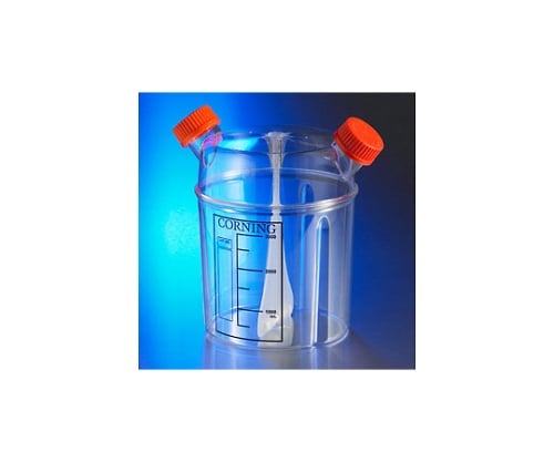 스피너 플라스크 디스포저블 3 L, 벤트 캡 첨부 1 케이스(1개×4 팩입) 3581 1 케이스(1개×4 팩입)