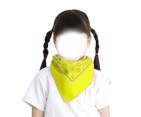 Bandana fluorescent yellow 1758 1 piece