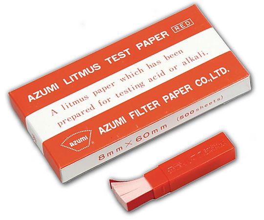 リトマス紙 赤 500枚組 8937 1箱(500枚入)