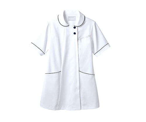 간호사 재킷 반소매 화이트/네이비 73-1968 L 1장