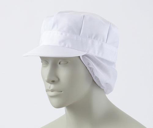 八角帽子たれ付き 白 9-809 フリー 1枚
