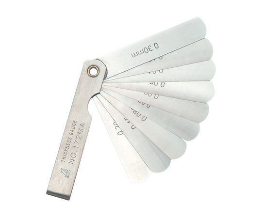 Thickness gauge A75mm 9-piece set 73776 1 piece