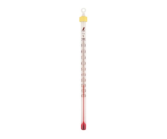 Rod-shaped thermometer H-4S Alcohol 0-100℃ 15cm loose 72748 1 piece