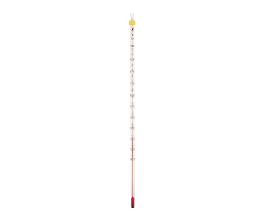 Rod-shaped thermometer H-5S Alcohol 0-100℃ 30cm loose 72749 1 piece