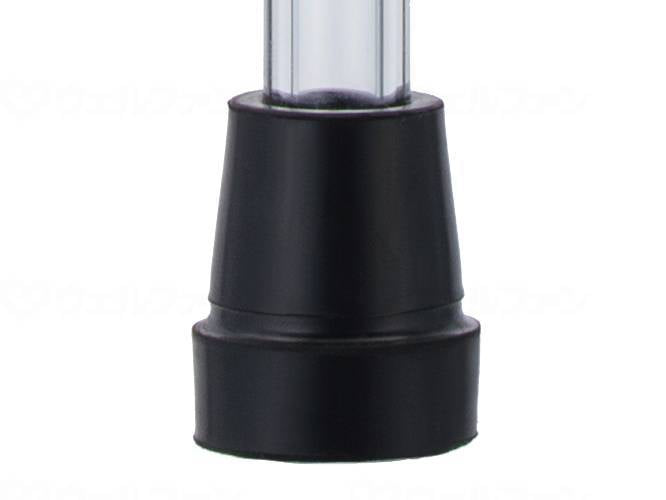 France Bed Light Cane Tip Rubber Black 19mm