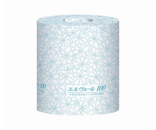 Elver Toilet Tissue Single 100m Individually Wrapped (Perforated) 20723086 1 Case (80 Rolls)