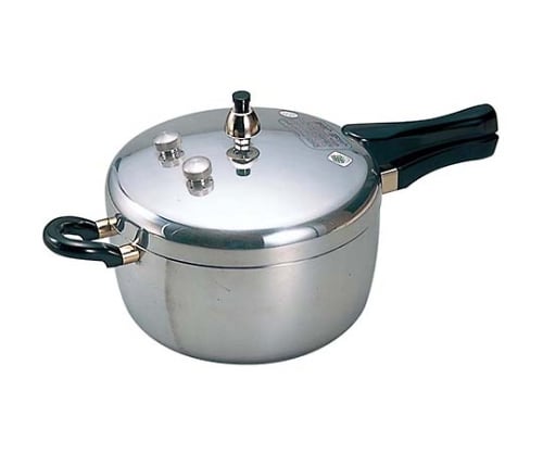 Heiwa Aluminum One-Handed Pressure Cooker PC-45A 8316200 1 piece