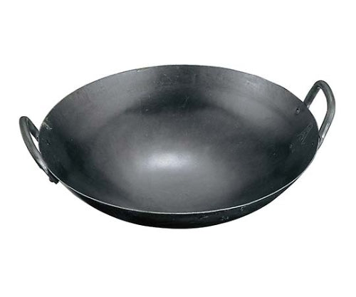 山田 鉄 打出 中華両手鍋 36cm(板厚1.2mm) 0201500 1個