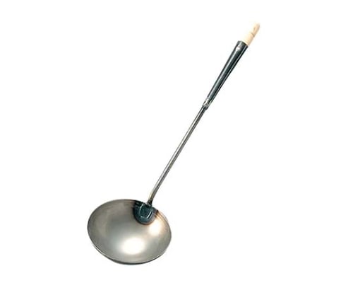 鉄 つなぎ柄 中華お玉 小 φ110 4879200 1個