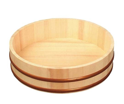 天然木 寿司飯台 30cm 3合(85287)PPタガ 1997900 1個