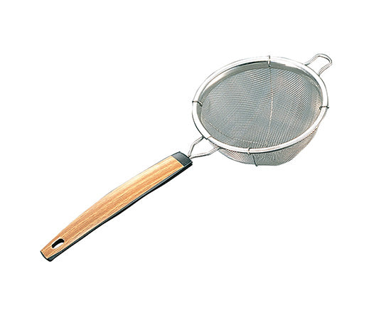 Victory 18-8 PC Handle Wood Grain Tea Strainer Small Single φ62 0744000 1 piece