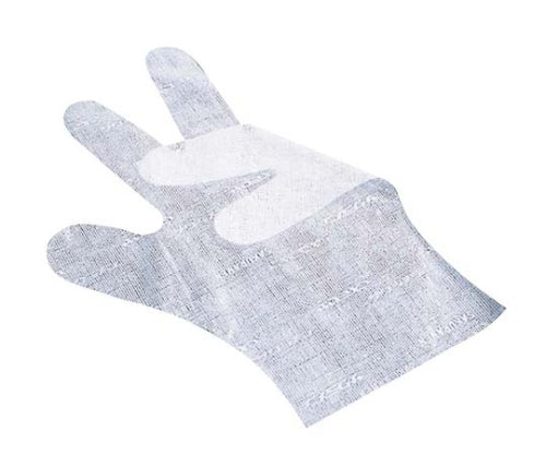 サクラメン手袋 デラックス(100枚入)M ホワイト 35μ 5208810 1組(100枚入)