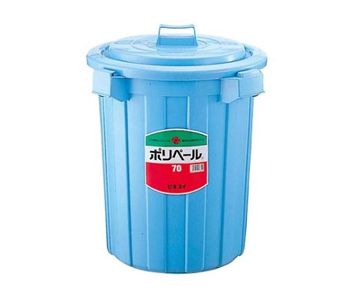 セキスイ 丸型ポリペール #90用 蓋 ブルー PE 7763400 1個