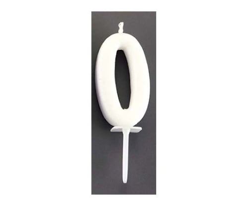 넘버 캔들 파스텔(10입) 0번 B7501-07-00WH 6941790 1조(10개입)