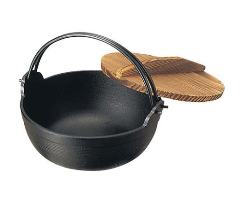 Nanbu Iron Furusato Pot Deep Type 18cm Black Painted 21007 1665700 1 pc