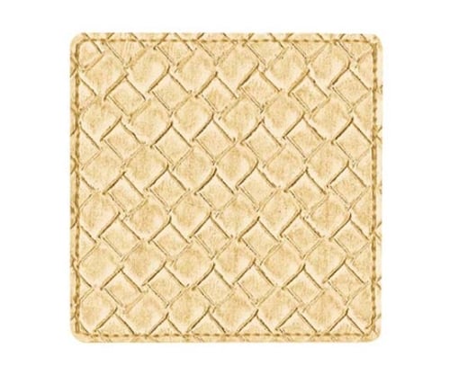 Symbi Quilt Design Coaster Square #360 Gold 5316140 1 piece