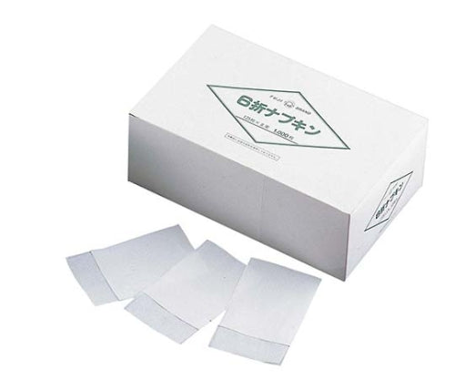 6-fold napkins, white, 1000 pieces per box, 5900400, 1 set (1000 pieces)