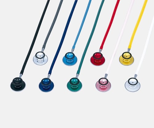 Double stethoscope No.120 External spring type Blue 0120B019 1 piece